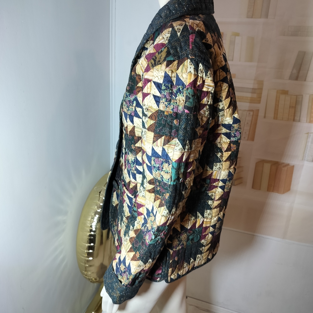 & Other Stories Multicolor Patchwork Blazer - image 3